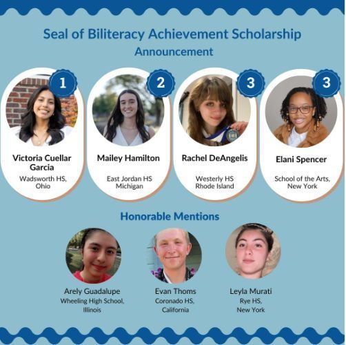 Biliteracy Achievement Scholarship winners
